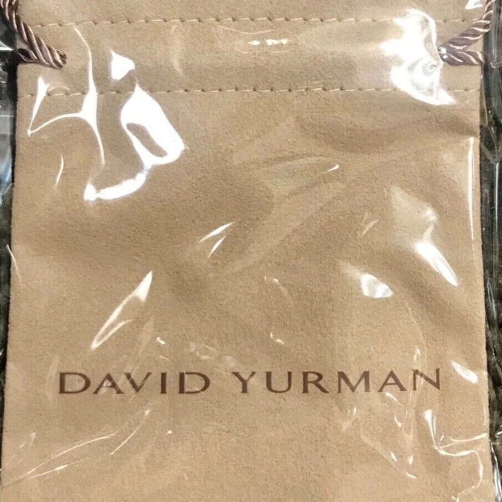 David Yurman Medium Suede Jewelry Pouch
